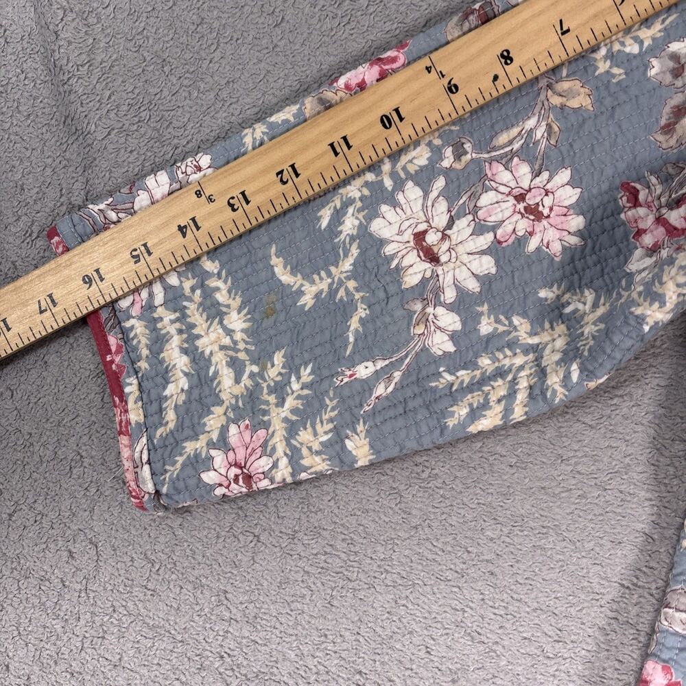 Women's XL Reversible Quilted Jacket Floral Grandmacore Boho Vintage Cottagecore - Picture 10 of 16